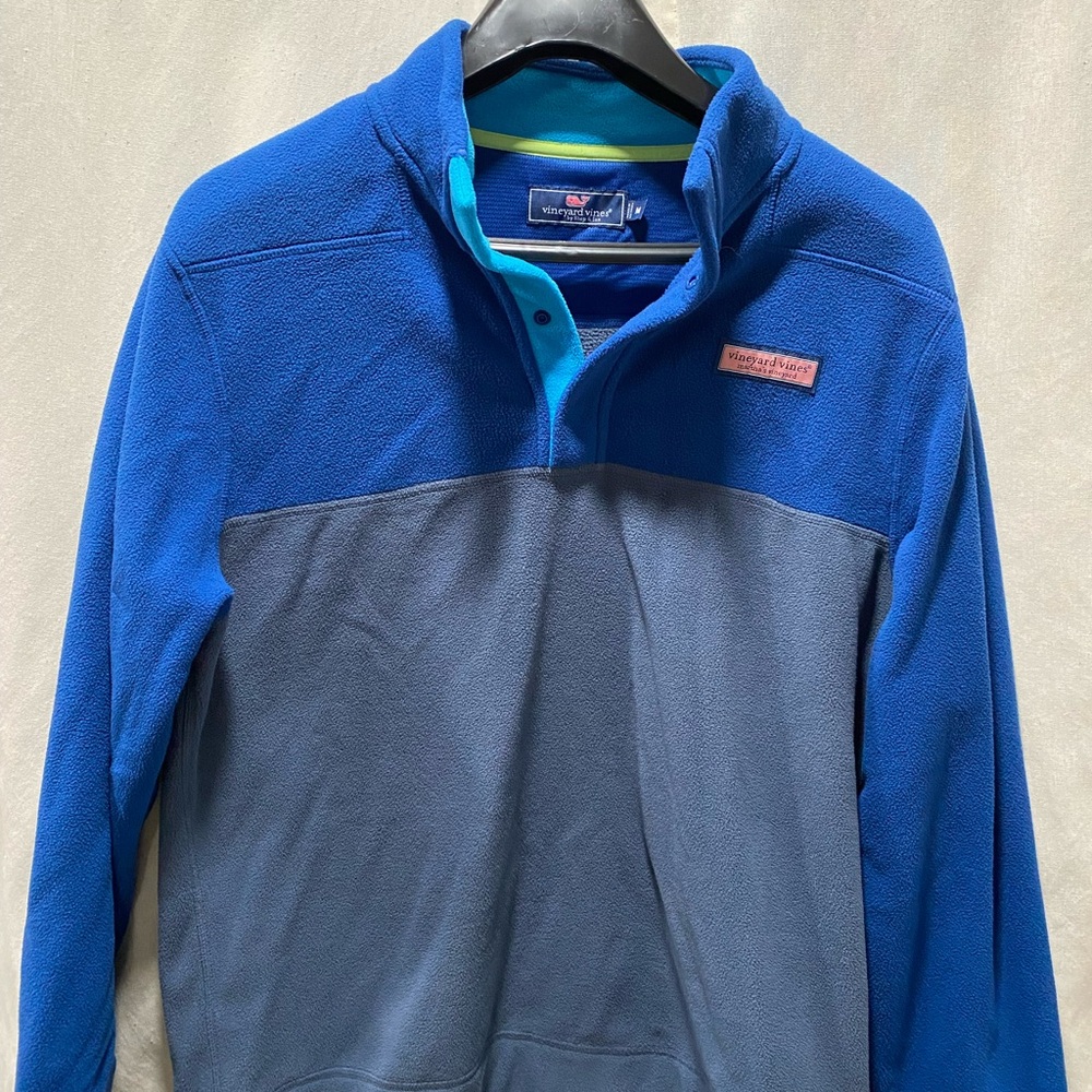 Vineyard Vines Blue and Gray Fleece